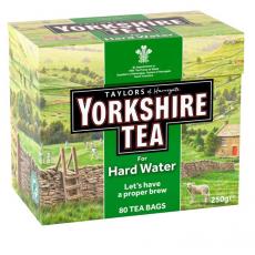 Yorkshire Tea For Hard Water 80 Tea Bags 250g Coopers Candy