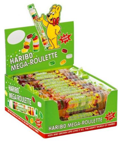 Haribo Mega Roulette Sour 45g x 40st (hel lda) Coopers Candy