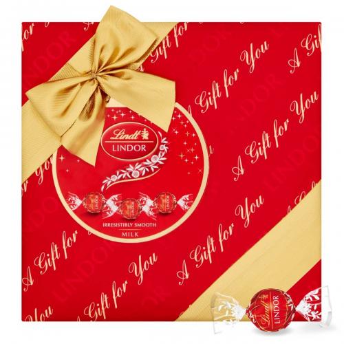 Lindt LINDOR Milk Chocolate Giftbox 287g Coopers Candy