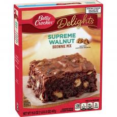 Betty Crocker Supreme Walnut Brownie Mix 467g (BF: 2024-06-29) Coopers Candy