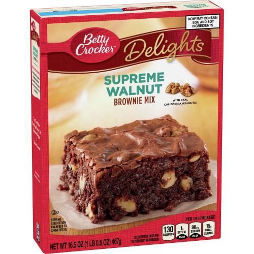 Betty Crocker Supreme Walnut Brownie Mix 467g Coopers Candy