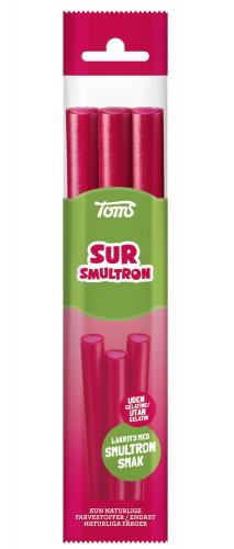 Toms Pingvinstng Sur Smultron 3-pack 75g Coopers Candy