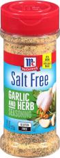 McCormicks Salt Free Garlic & Herb Seasoning 124g Coopers Candy