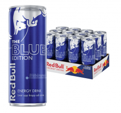 Red Bull Blue Edition 25cl x 12st (helt flak) (BF: 2023-05-19) Coopers Candy