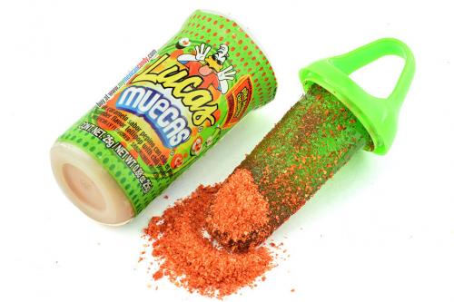 Lucas Muecas Pepino Cucumuber Flavor Lollipop With Chili Powder 24g Coopers Candy