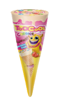 Too Cool Cornet Strawberry 25g Coopers Candy