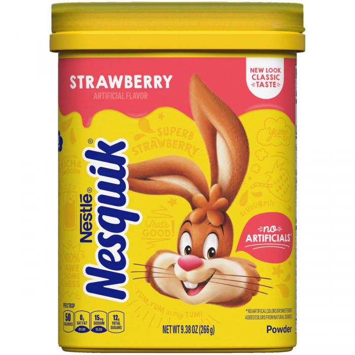 Köp Nesquik Strawberry 266g hos Coopers Candy