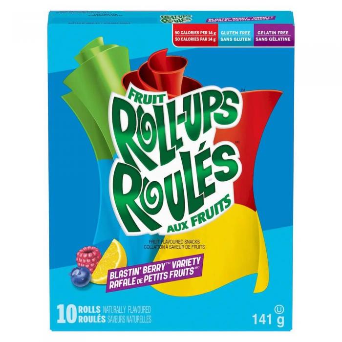 Köp Fruit RollUps Blastin Berry 141g hos Coopers Candy