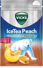 Vicks IceTea Peach 72g Coopers Candy