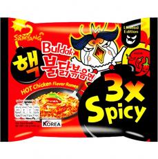Samyang Buldak Hot Chicken Flavor Ramen 3xSpicy 140g Coopers Candy