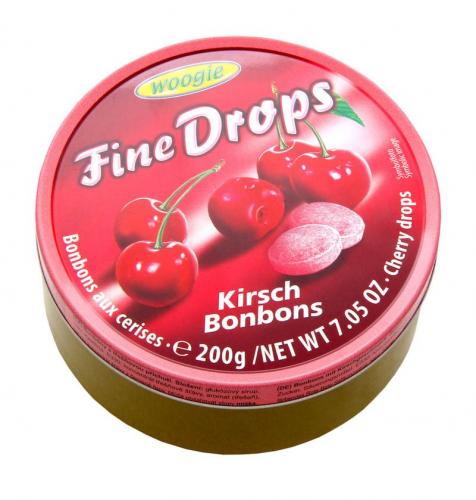 Woogie Fine Drops - Cherry 200g Coopers Candy