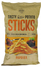 Tasty Potato Sticks Paprika 125g Coopers Candy