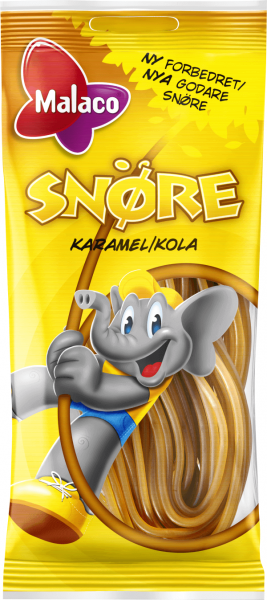 bandage barriere Gladys Köp Malaco Snören Karamel/Cola 94g hos Coopers Candy