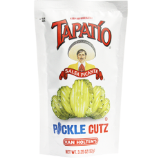 Van Holten Pickle Cutz Tapatio 92g Coopers Candy