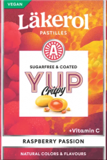 Läkerol YUP Crispy Raspberry Passion 40g Coopers Candy