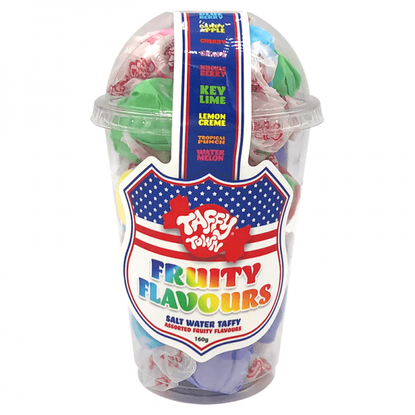 Köp Taffy Town Salt Water Taffy Fruity Flavor 182g hos Coopers Candy