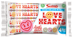 Swizzels Love Hearts 4-pack 105g Coopers Candy