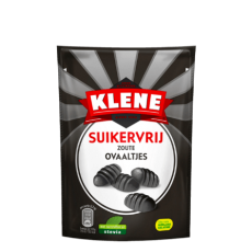 Klene Zoute Ovaaltjes Stevia 110g Coopers Candy