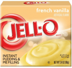 Jello instant Pudding French Vanilla 96g Coopers Candy