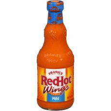 Franks Red Hot Wings Sauce Mild 355ml Coopers Candy