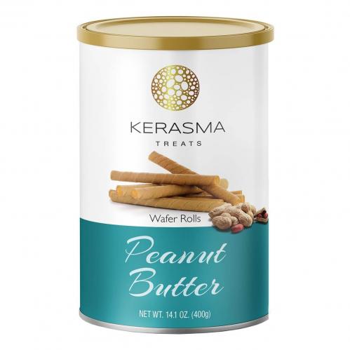 Kerasma Wafer Rolls Peanut Butter 400g (BF: 2023-10-29) Coopers Candy