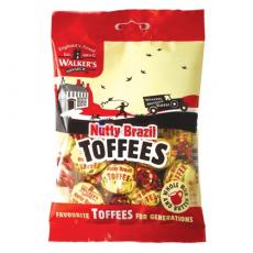 Walkers Nutty Brazil Toffees Bag 150g Coopers Candy