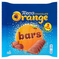Terrys Chocolate Orange Bars 3-pack 105g Coopers Candy
