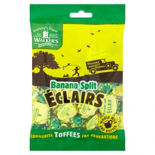 Walkers Banana Split Eclairs 150g Coopers Candy