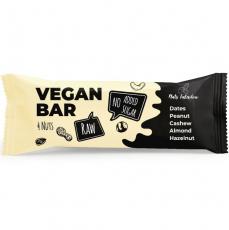 Nuts Fabriken Vegan Bar 4 Nuts 40g Coopers Candy