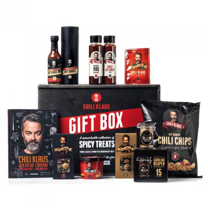 Köp Chili Klaus Spicy Box hos Coopers Candy