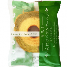 Taiyo Baumkuchen Cake Matcha 60g Coopers Candy