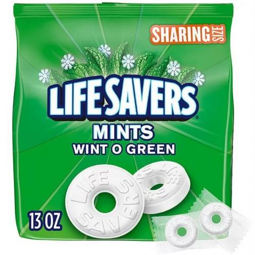 Lifesavers Wint O Green 368g Coopers Candy