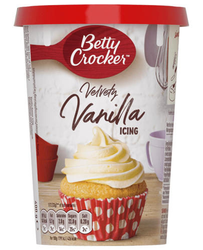 Betty Crocker Vanilla Icing 400g Coopers Candy