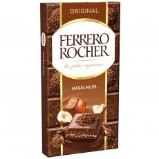 Ferrero Rocher Milk Chocolate Bar 90g Coopers Candy