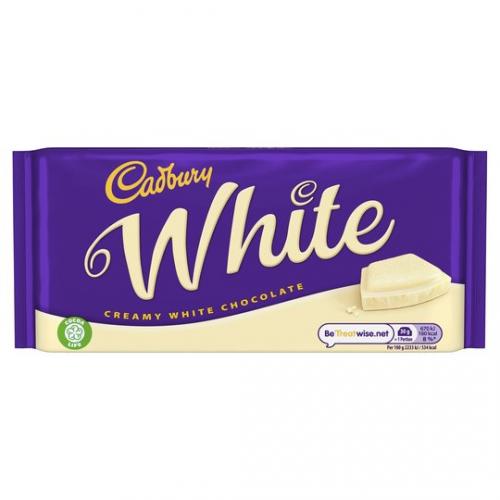 Cadbury White Chocolate 90g Coopers Candy