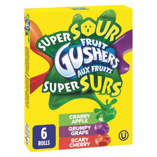 Fruit Gushers Super Sour 136g Coopers Candy