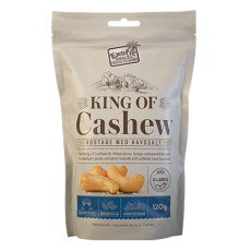 Exotic Snacks King Of Cashew Rostade Med Havssalt 120g Coopers Candy
