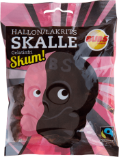 Bubs Hallon/Lakritsskalle Skum 90g Coopers Candy