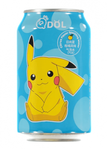 Qdol Pokemon Läsk - Pikachu Mandarin 33cl Coopers Candy