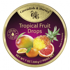 Cavendish & Harvey Tropical Fruits Drops 200g Coopers Candy