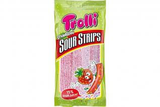 Trolli Sour Strips Strawberry 85g Coopers Candy