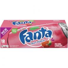 Fanta Fruit Punch 355ml 12-Pack Coopers Candy