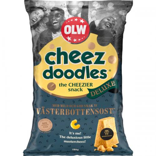 OLW Cheez Doodles Deluxe Vsterbottensost 120g Coopers Candy