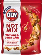 OLW Nötmix Honung & Mild Chili 200g (BF: 2024-04-29) Coopers Candy