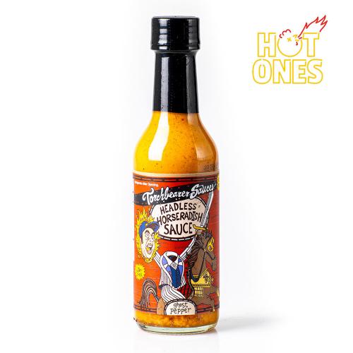Köp Torchbearer Headless Horseradish Hot Sauce 142ml hos Coopers Candy