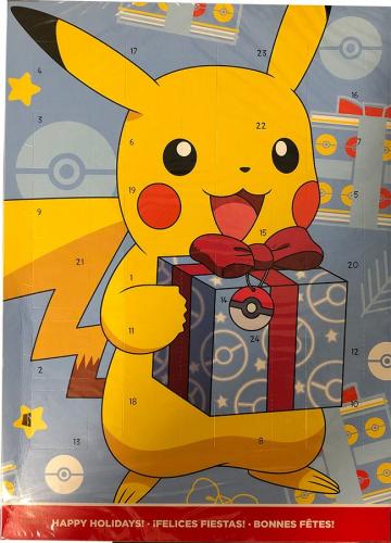 Köp Adventskalender Pikachu 65g hos Coopers Candy