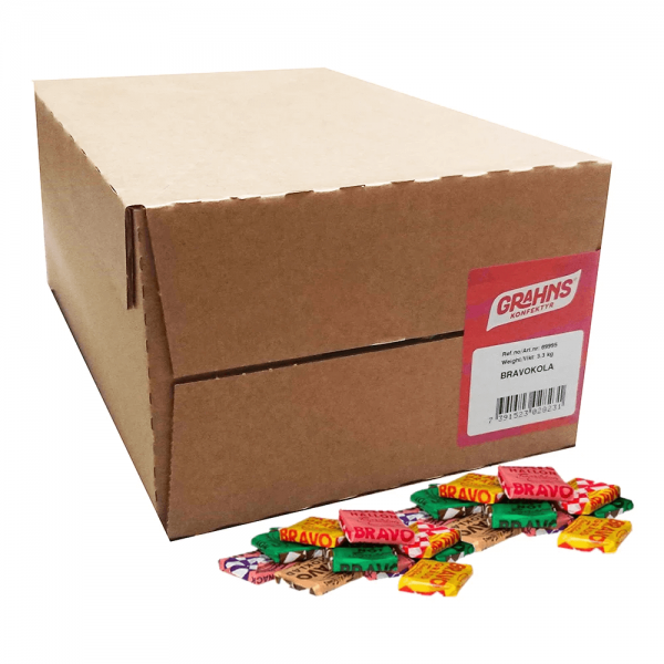 Köp Bravo Kola 3,3kg hos Coopers Candy