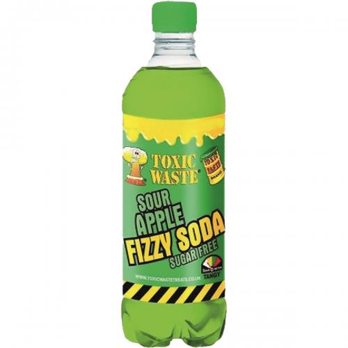 Toxic Waste Sour Apple Soda 500ml Coopers Candy