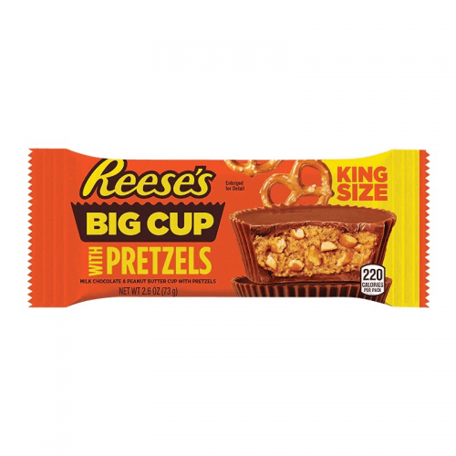Reeses Big Cup Stuffed with Pretzels 73g Coopers Candy