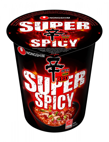 Nongshim Shin Ramyun Super Spicy Cup 68g Coopers Candy